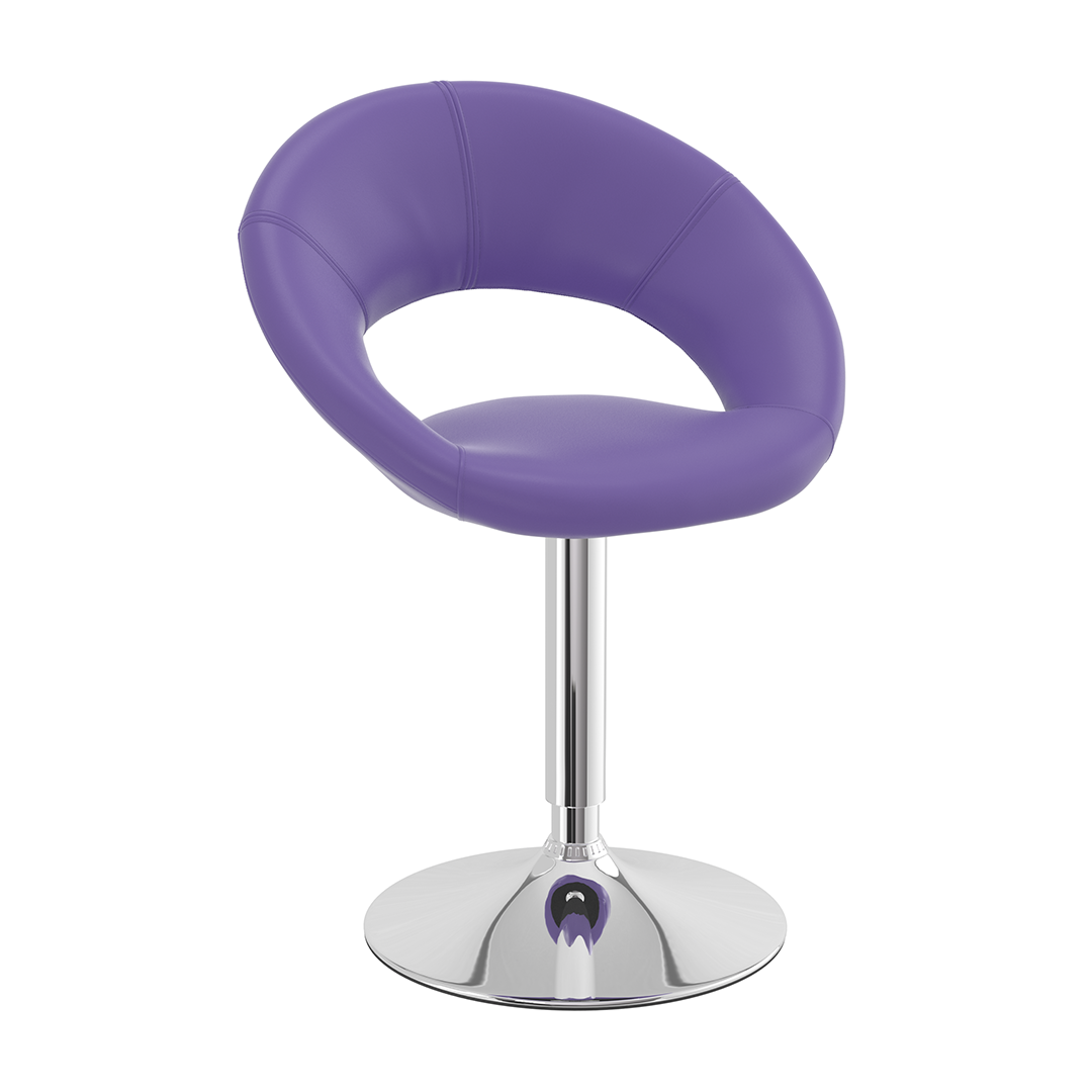 Faux Leather Swivel Dining Chair - Springwell