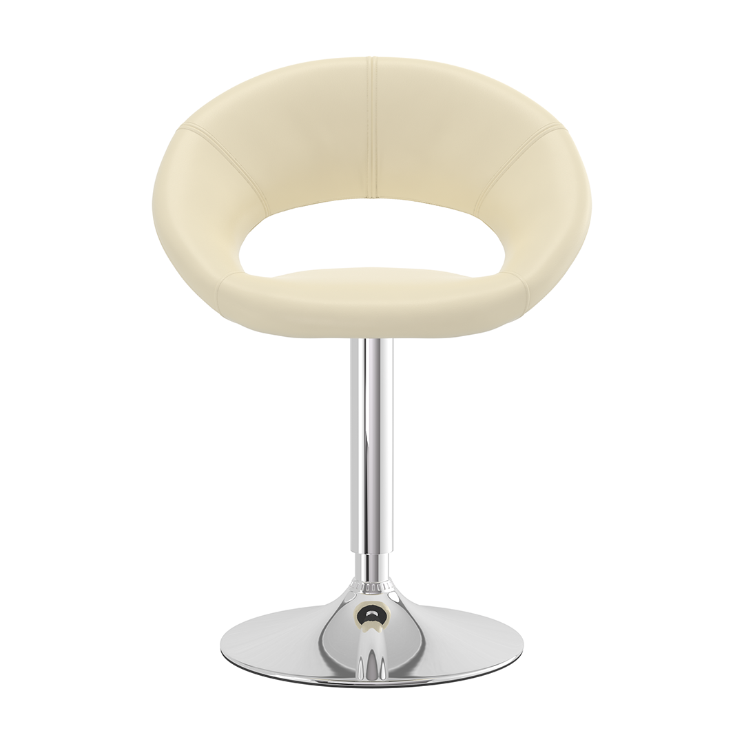 Faux Leather Swivel Dining Chair - Springwell