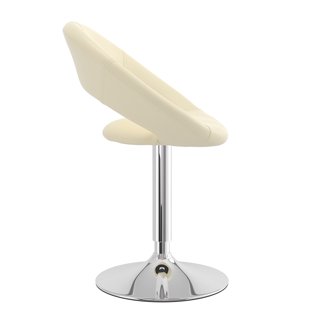 Faux Leather Swivel Dining Chair - Springwell