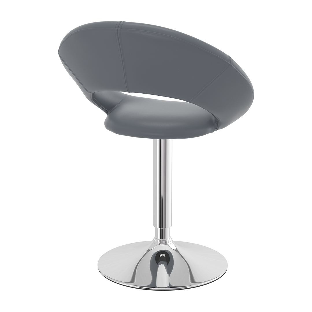 Faux Leather Swivel Dining Chair - Springwell