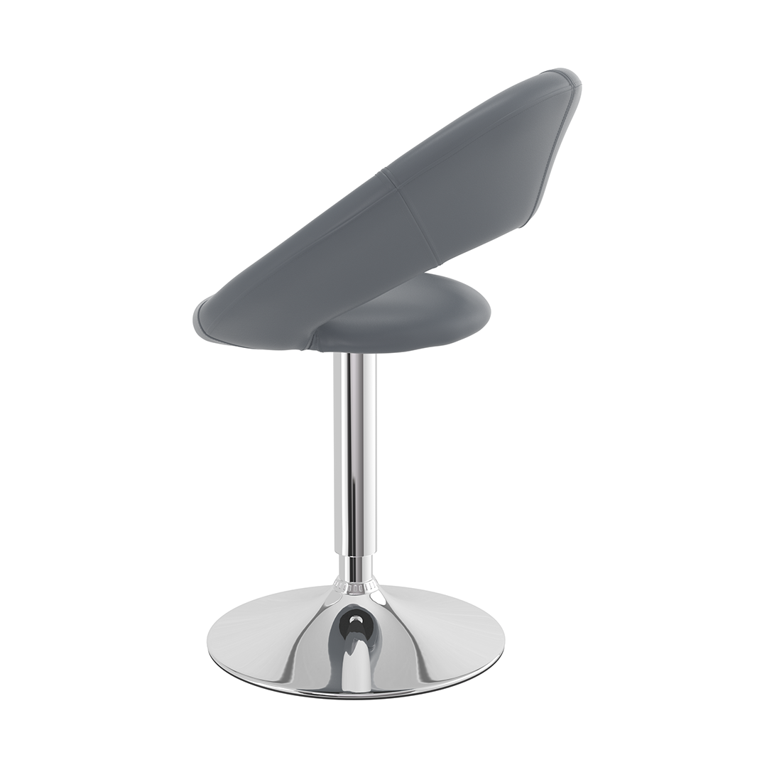 Faux Leather Swivel Dining Chair - Springwell