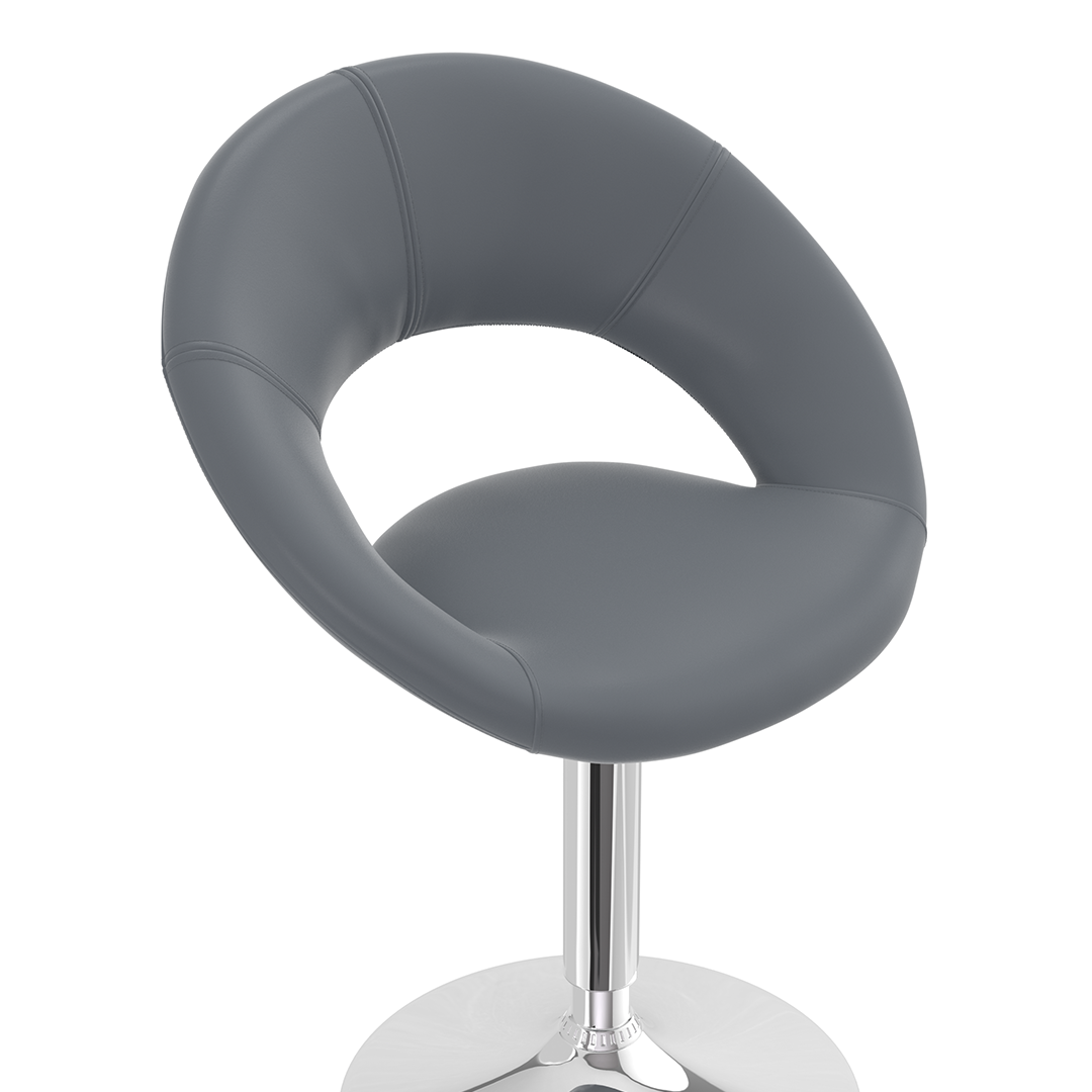 Faux Leather Swivel Dining Chair - Springwell