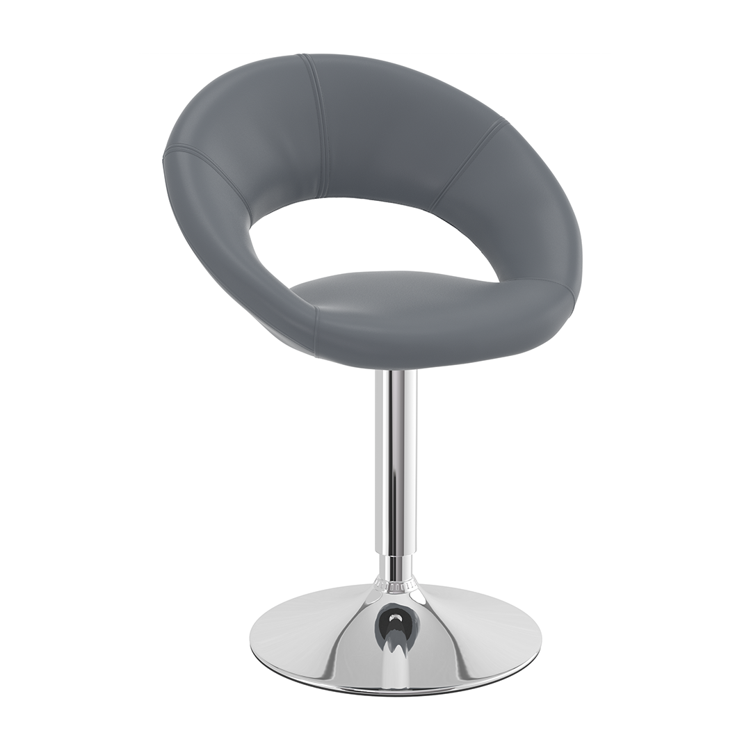 Faux Leather Swivel Dining Chair - Springwell