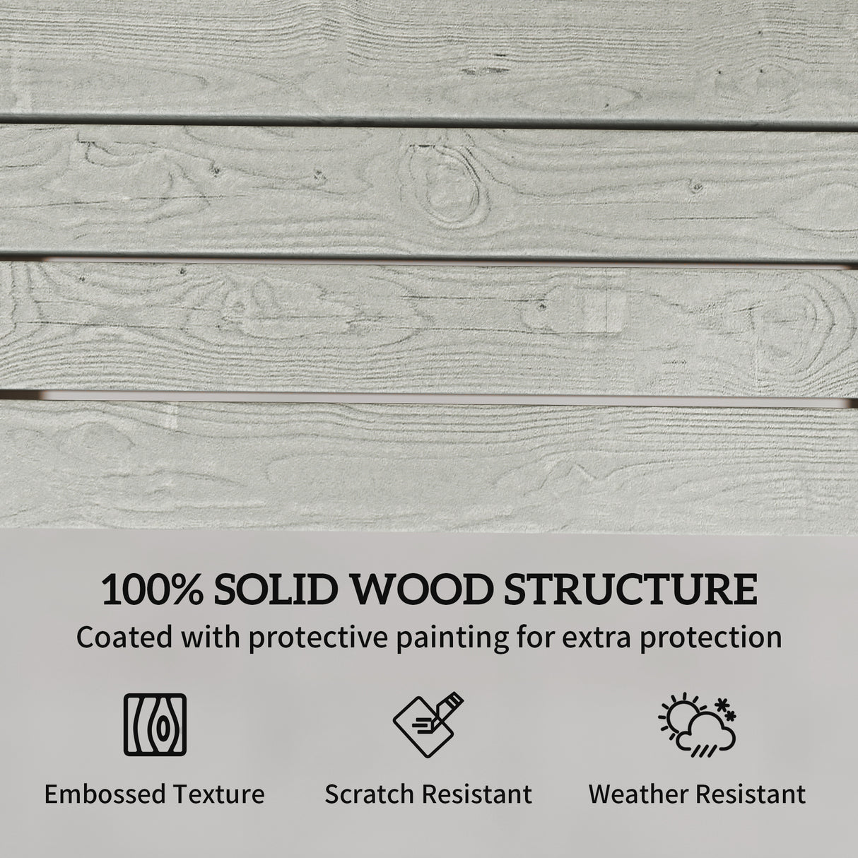 Fir Wood 2 Seater Garden Bench Loveseat - Velmora