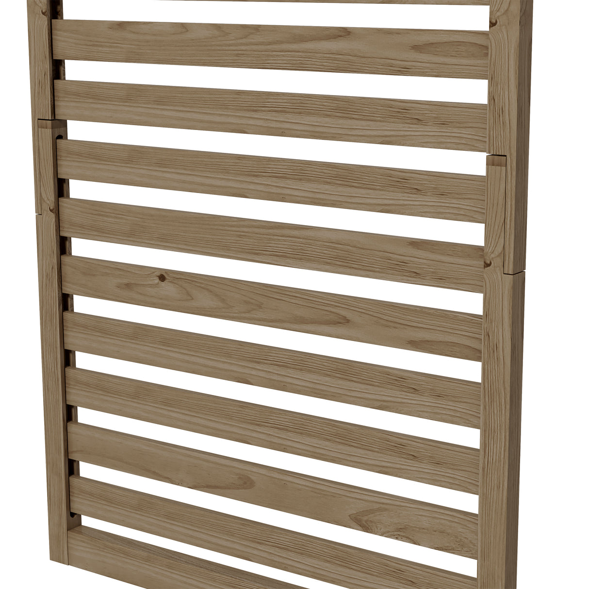 Fir Wood Flower Stand With Shelves 60cm Wide in Set Of 2 - Velmora