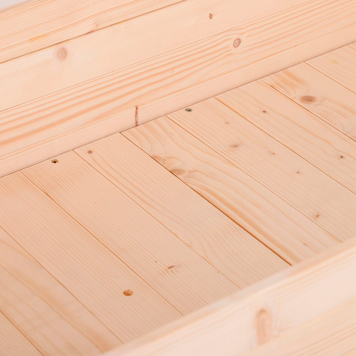 Fir Wood Outdoor Garden Planter Box 122.5cm Wide - Velmora