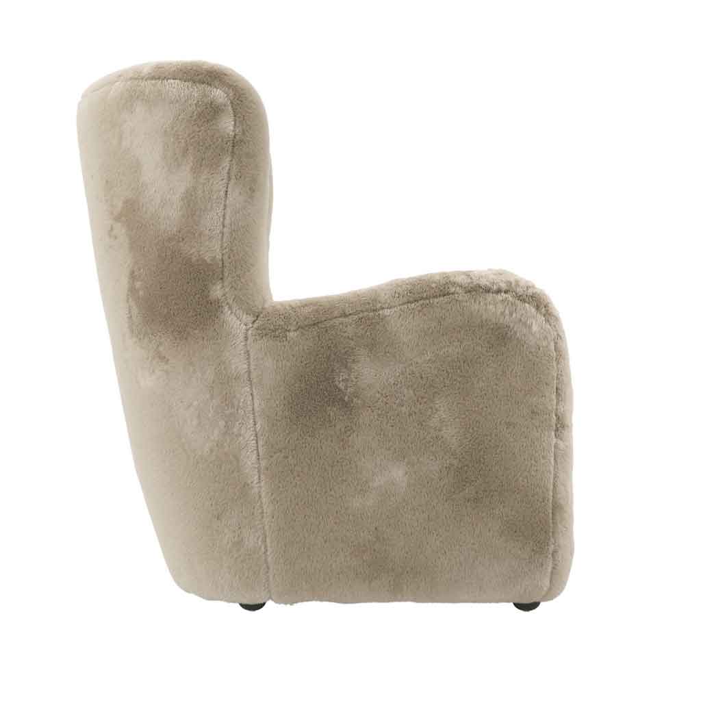 Fur Fabric Occasional Chair - Bear