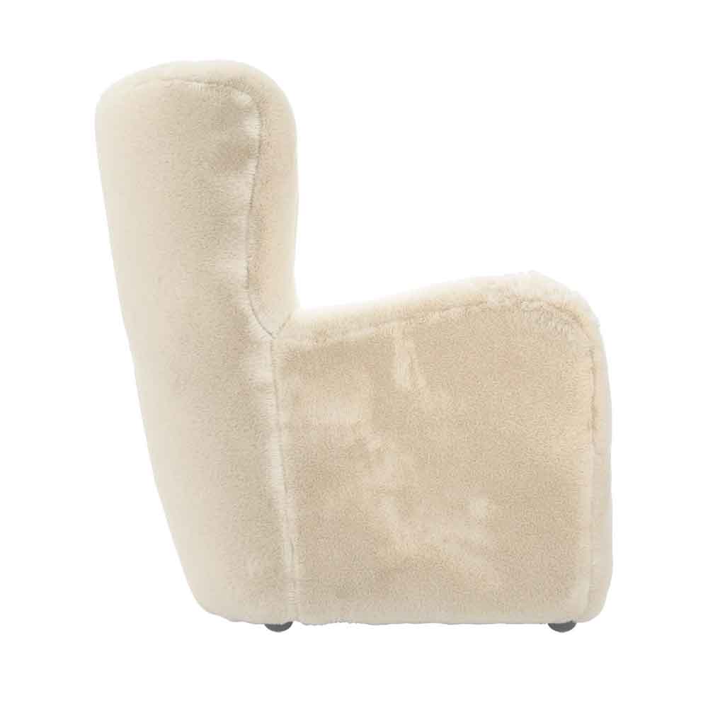 Fur Fabric Occasional Chair - Bear