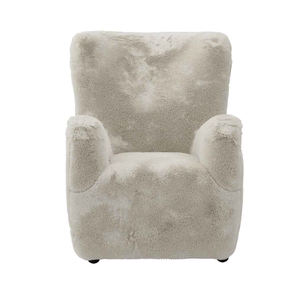 Fur Fabric Occasional Chair - Bear