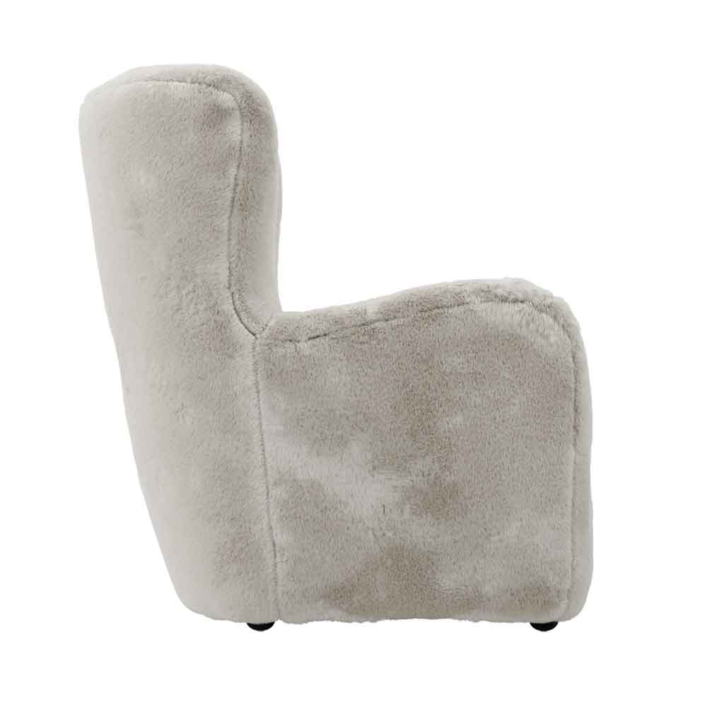 Fur Fabric Occasional Chair - Bear
