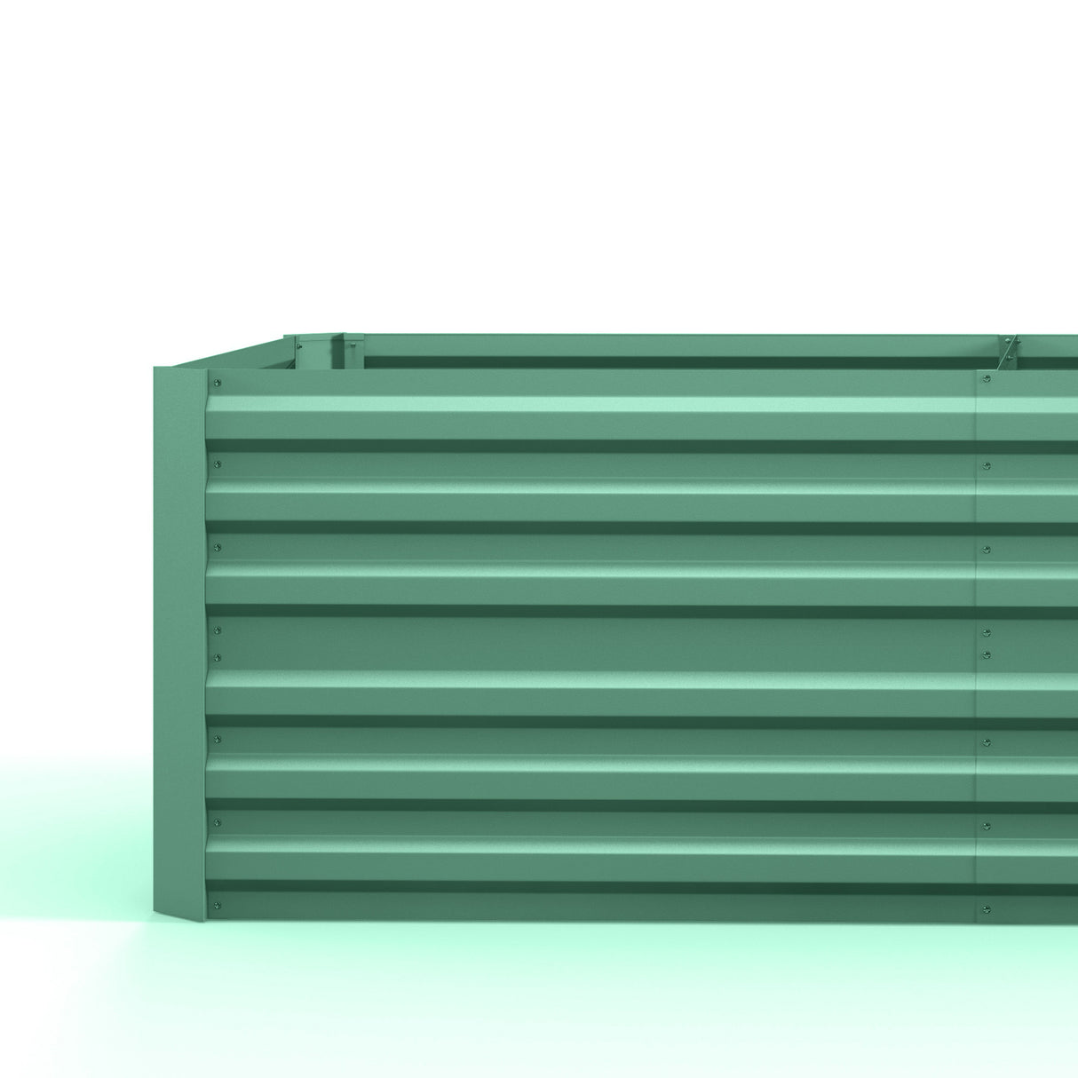 Galvanised Steel Outdoor Garden Planter Box 180cm Wide - Velmora