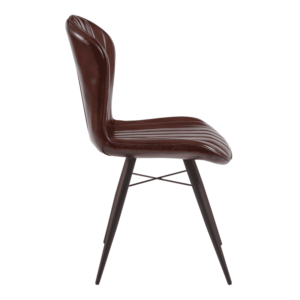 Genuine Leather Accent Chair - Lars