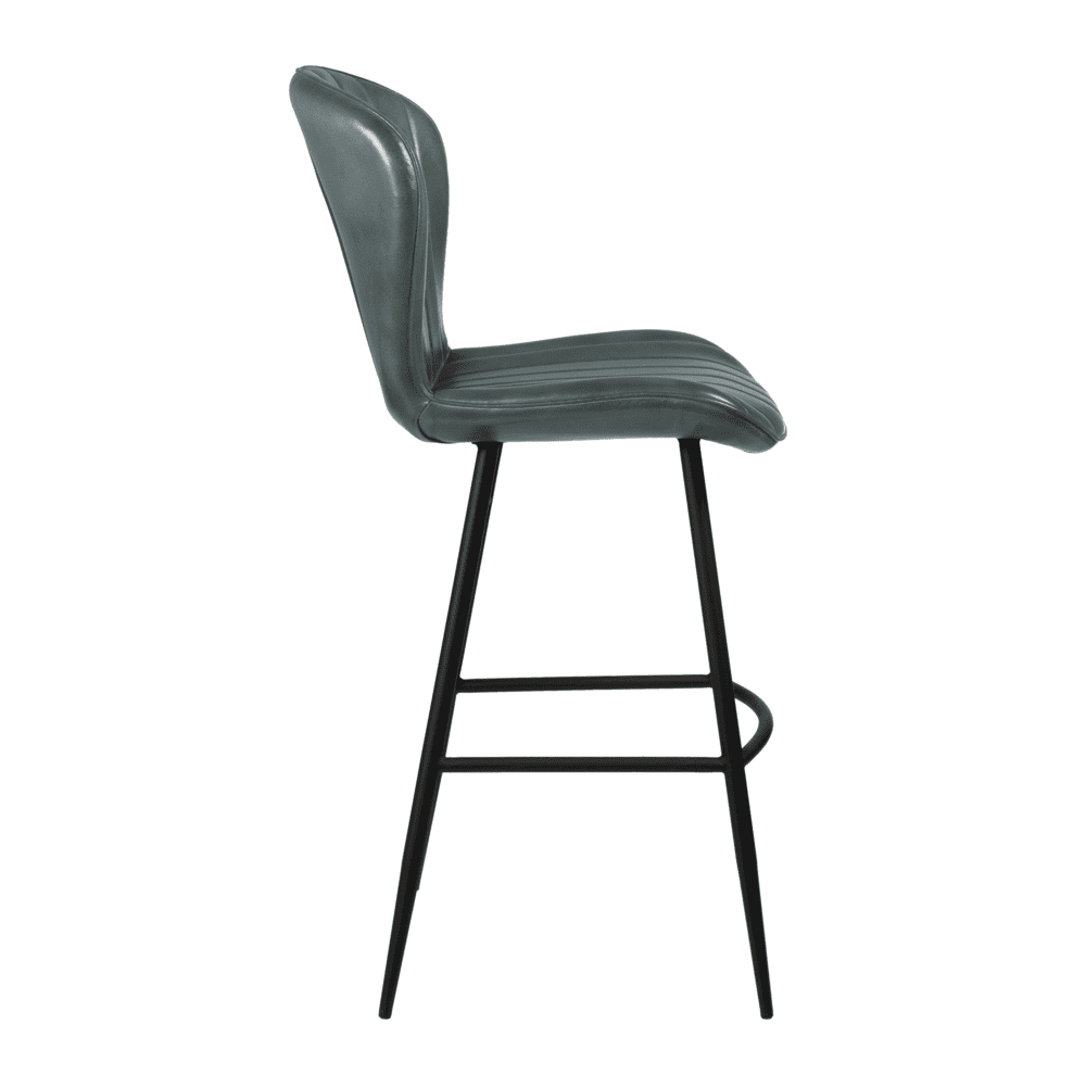 Genuine Leather Bar Stool - Lars