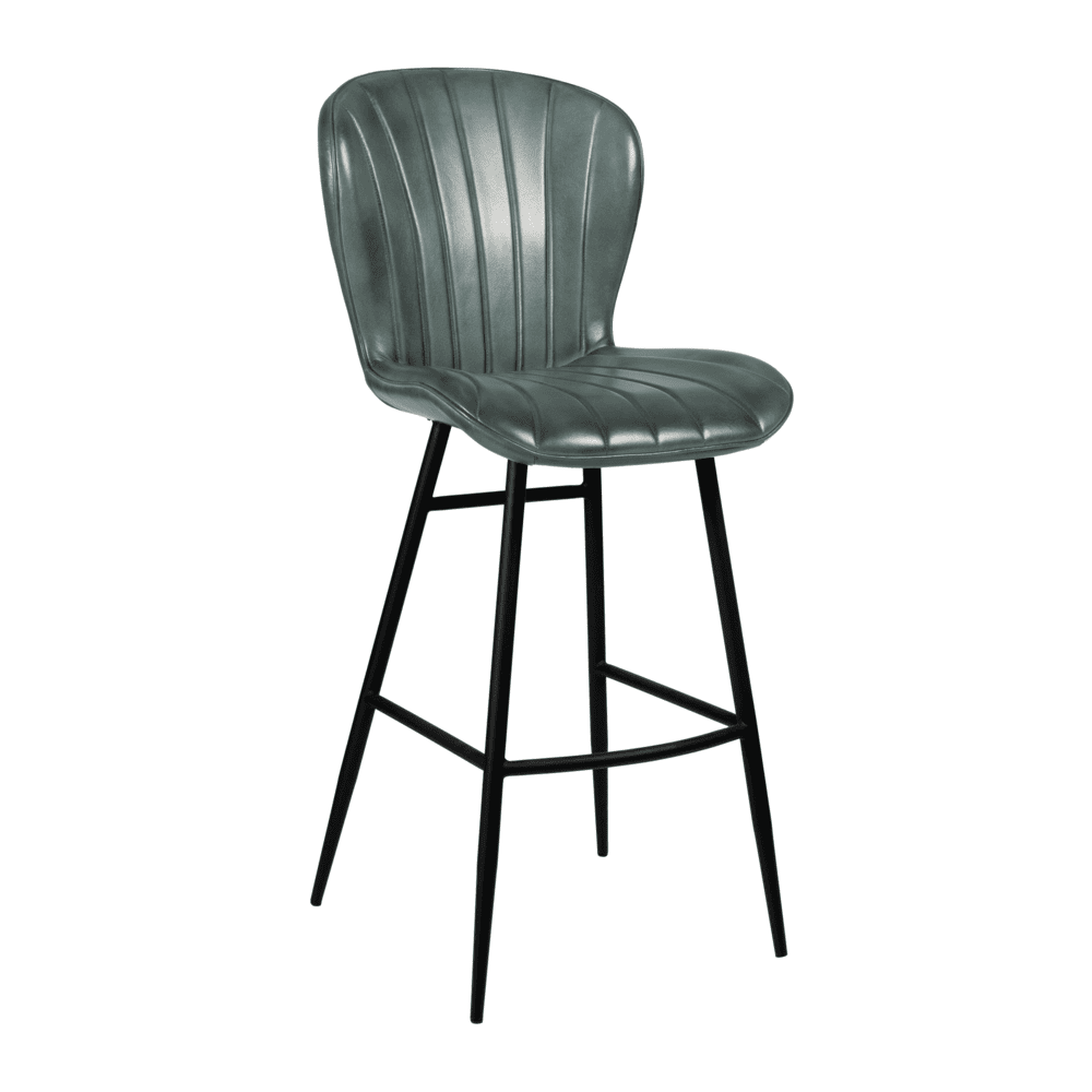 Genuine Leather Bar Stool - Lars