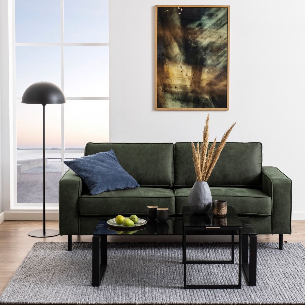 Glass Coffee Table in Set Of 2 - Katrine