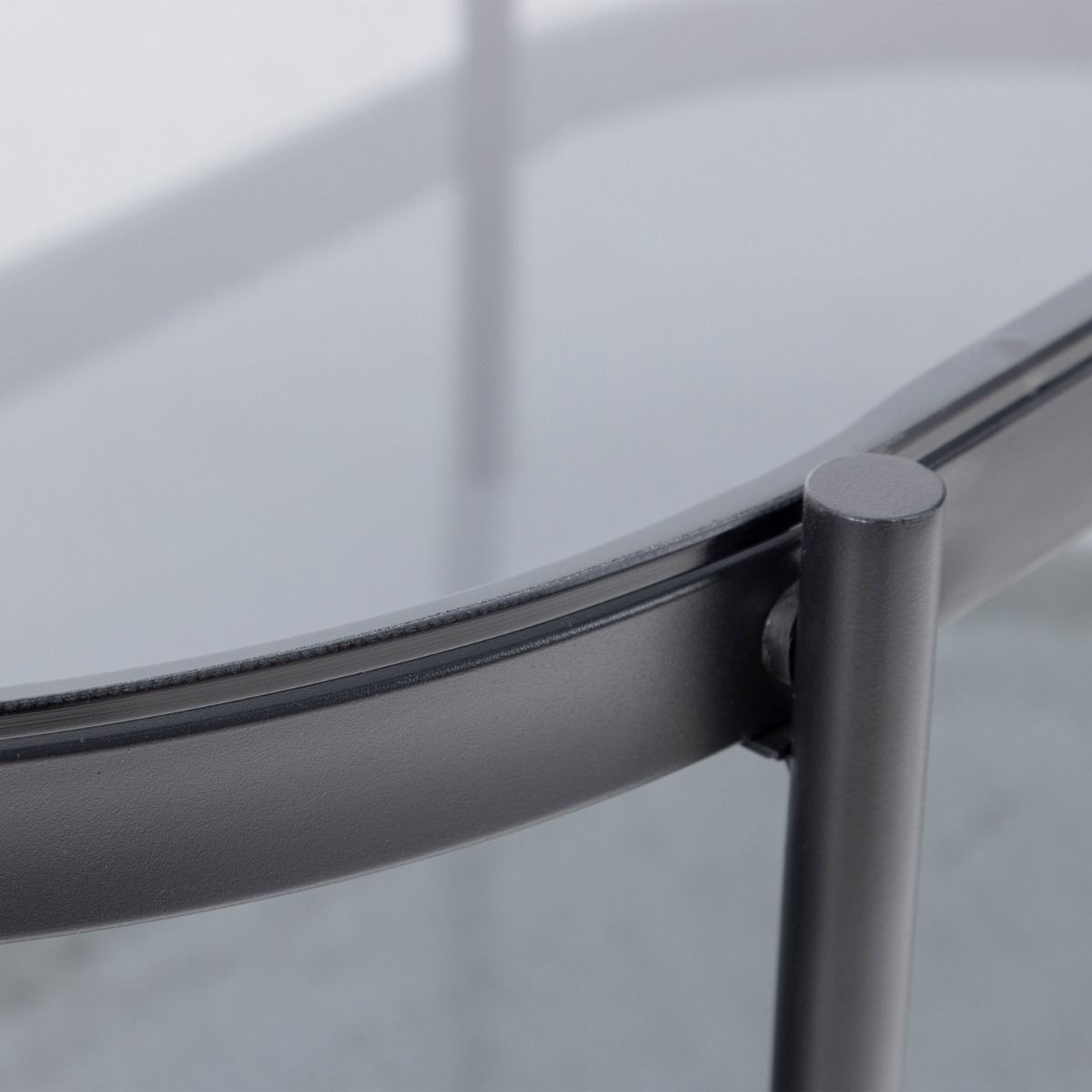 Glass Coffee Table Oval - Bayonne