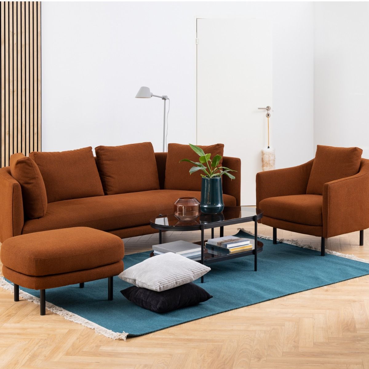 Glass Coffee Table Oval - Bayonne