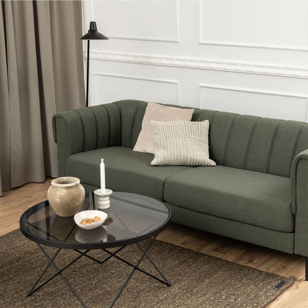 Glass Coffee Table Round - Cuxton