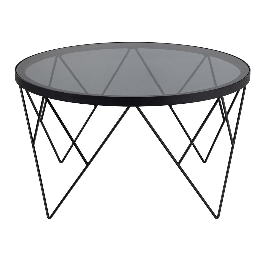 Glass Coffee Table Round - Halstow