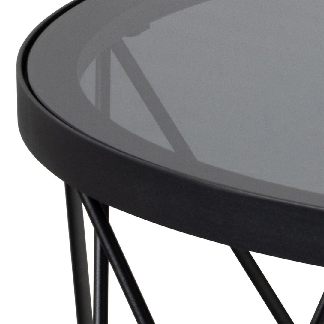 Glass Coffee Table Round - Halstow