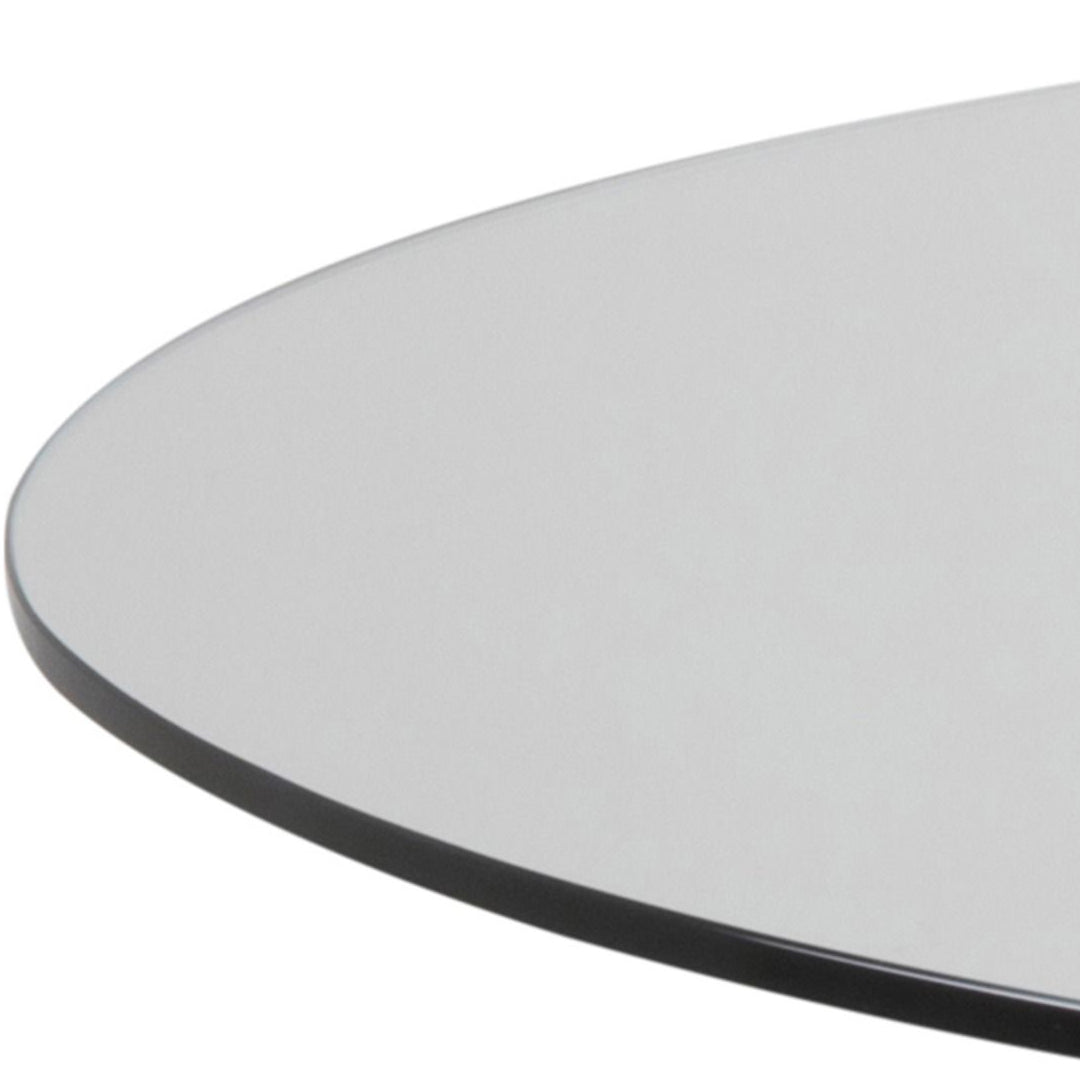 Glass Dining Table for 4 People 119cm Round - Heaven