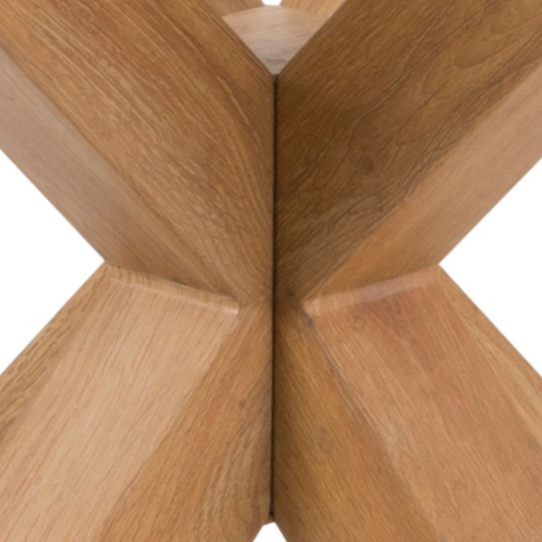 Glass Dining Table for 4 People 119cm Round - Heaven