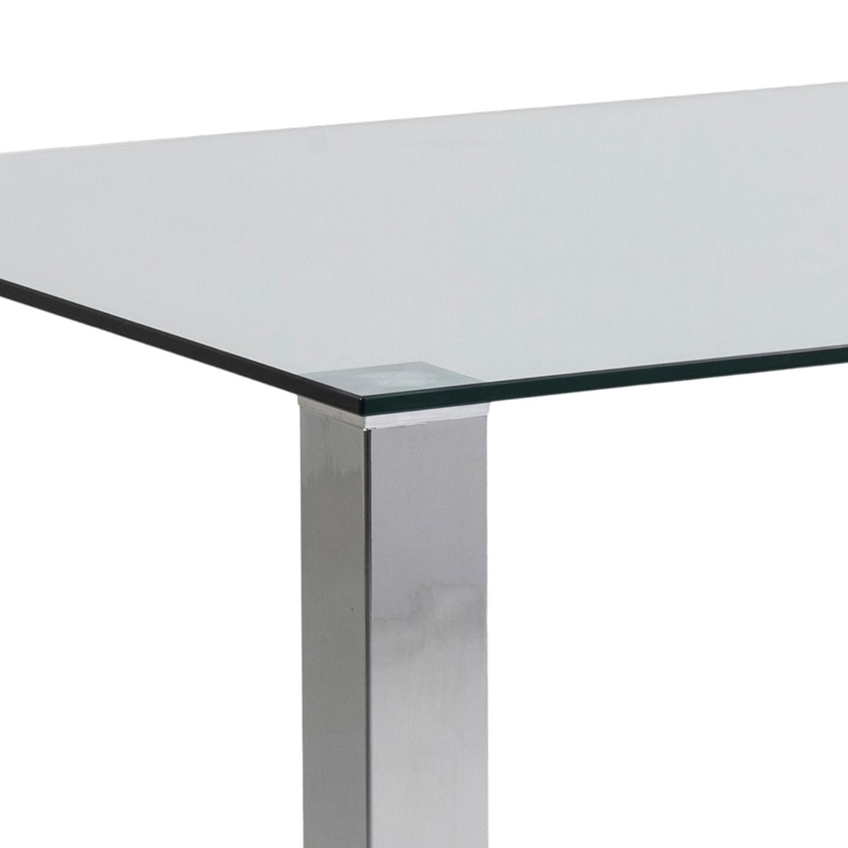 Glass Dining Table for 6 to 8 People Rectangular - Kante