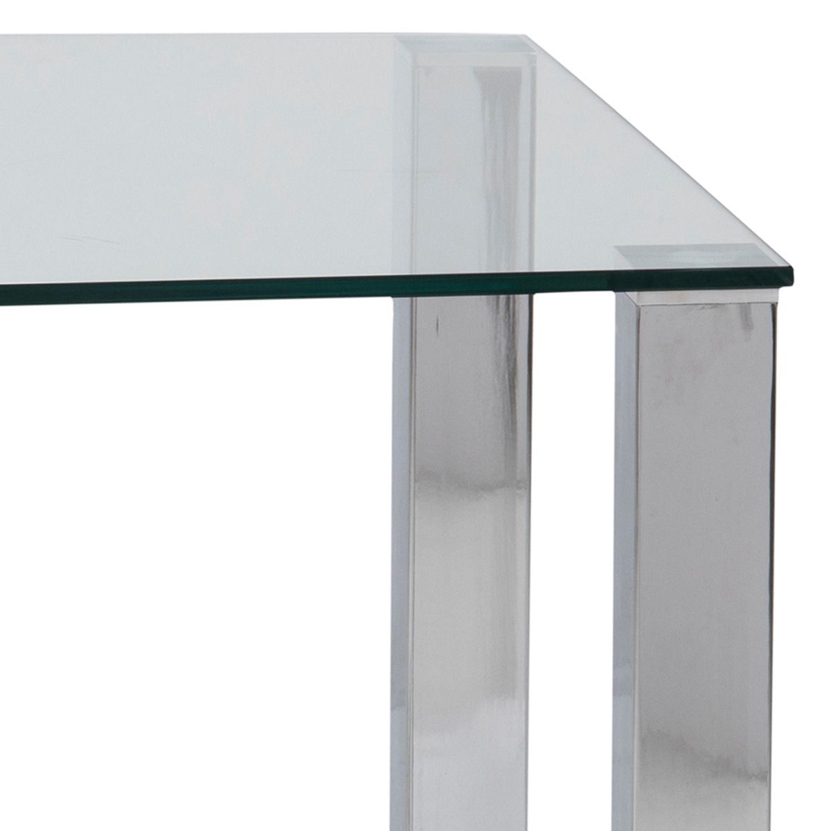 Glass Dining Table for 6 to 8 People Rectangular - Kante