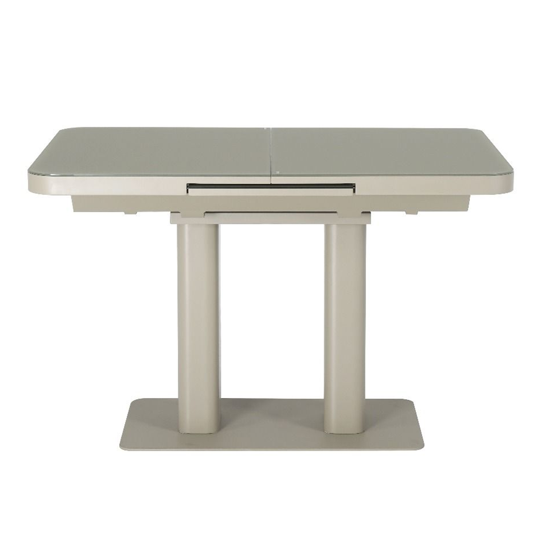 Glass Dining Table Extending in Rectangular for 4 to 6 People - Freya