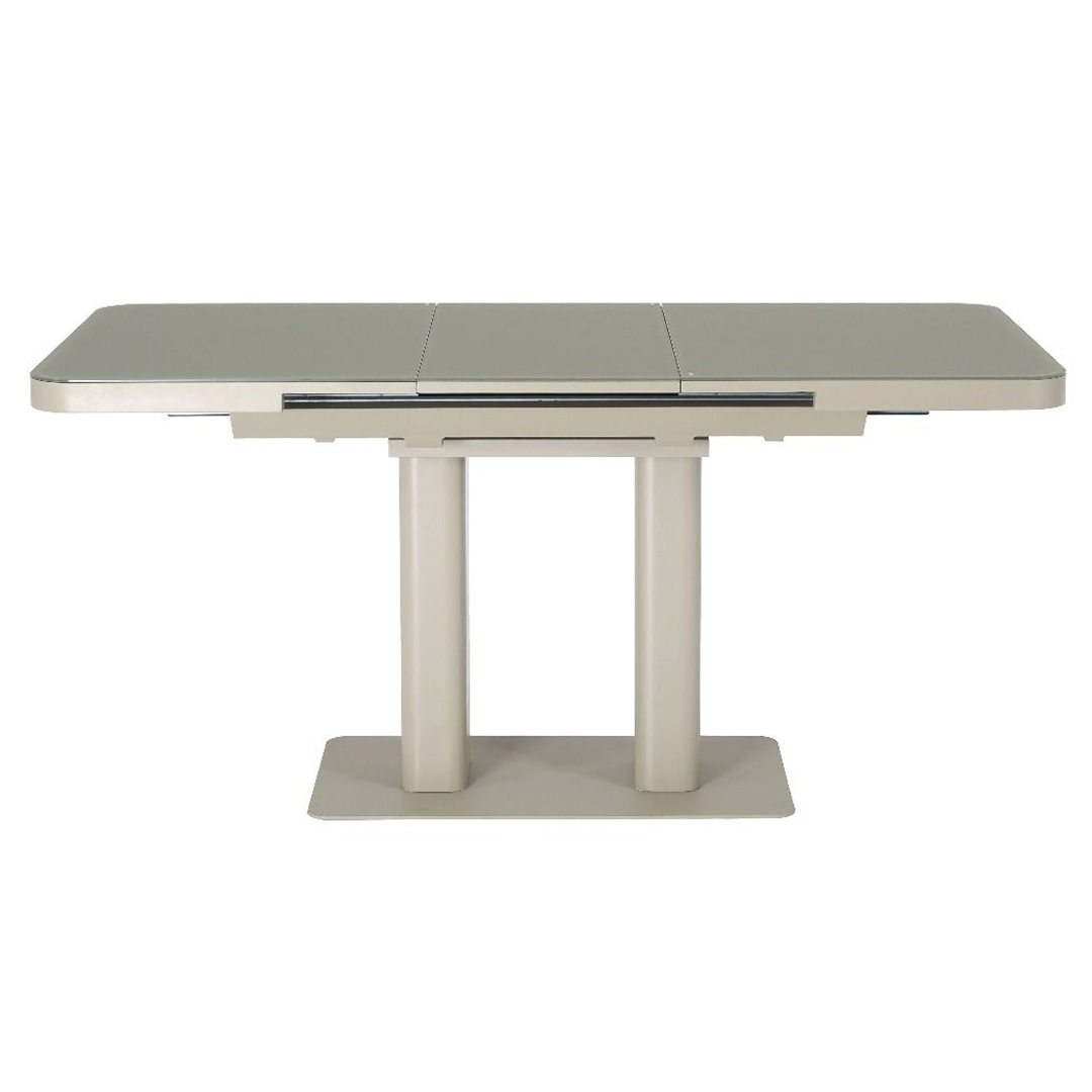 Glass Dining Table Extending in Rectangular for 4 to 6 People - Freya