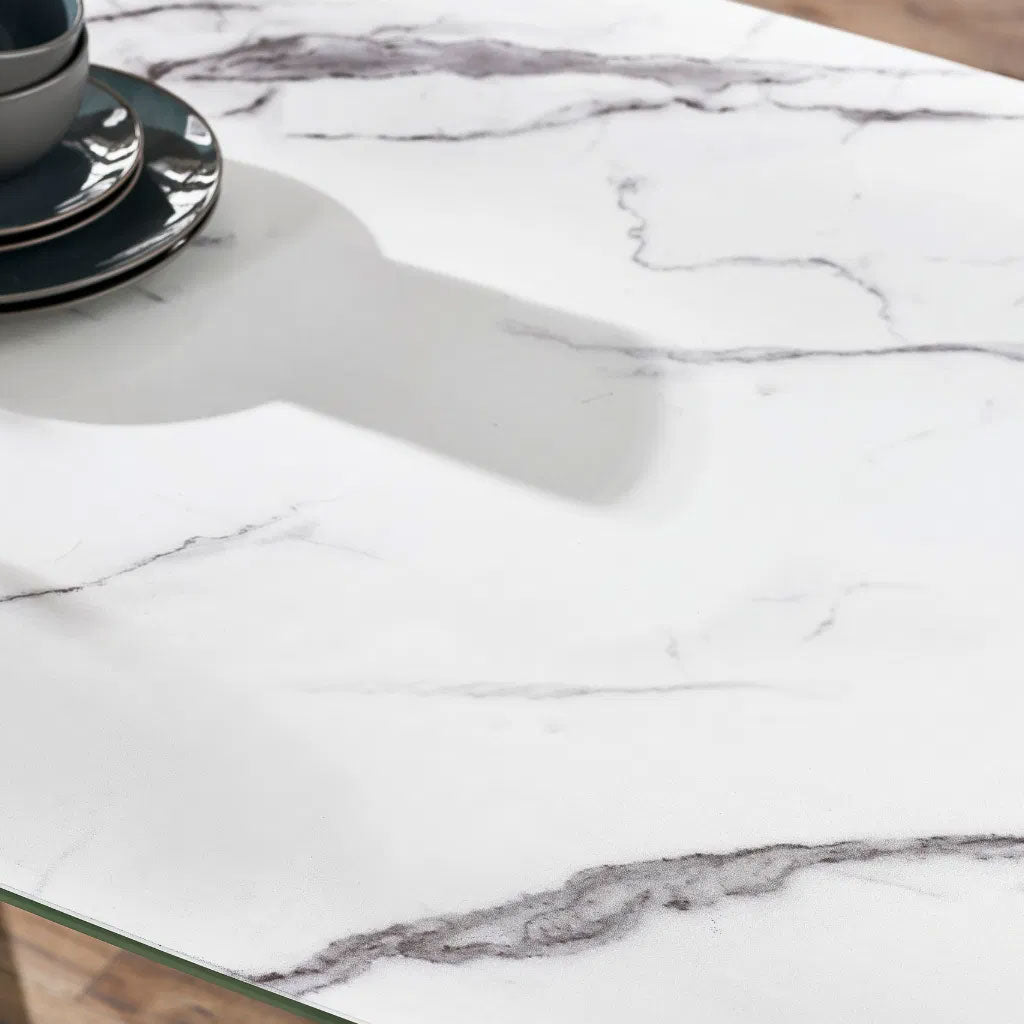 Glass Dining Table for 6 People - Olympus