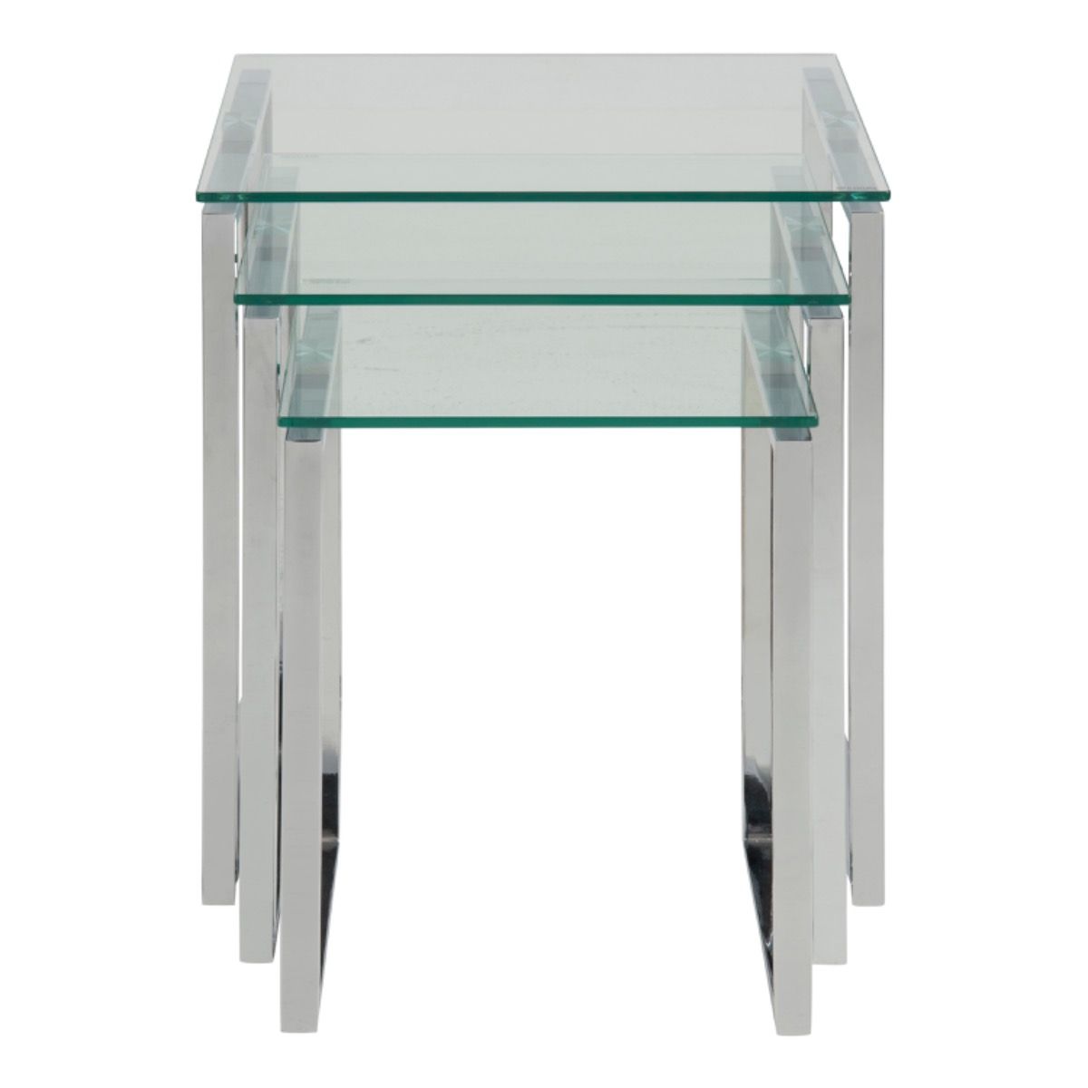 Glass Nest Of 3 Tables - Katrine