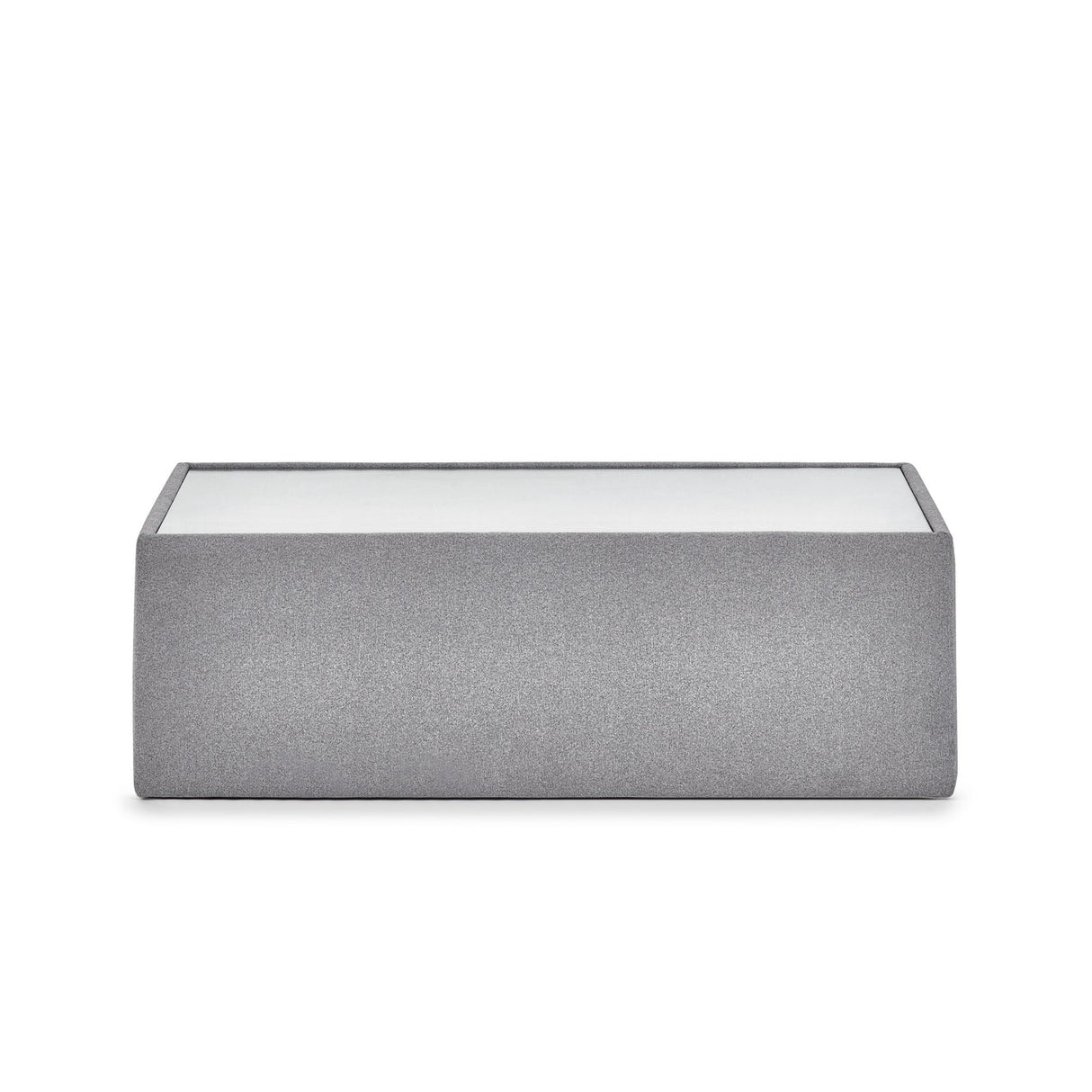 Glass Top Coffee Table With Fabric Base - Rohe