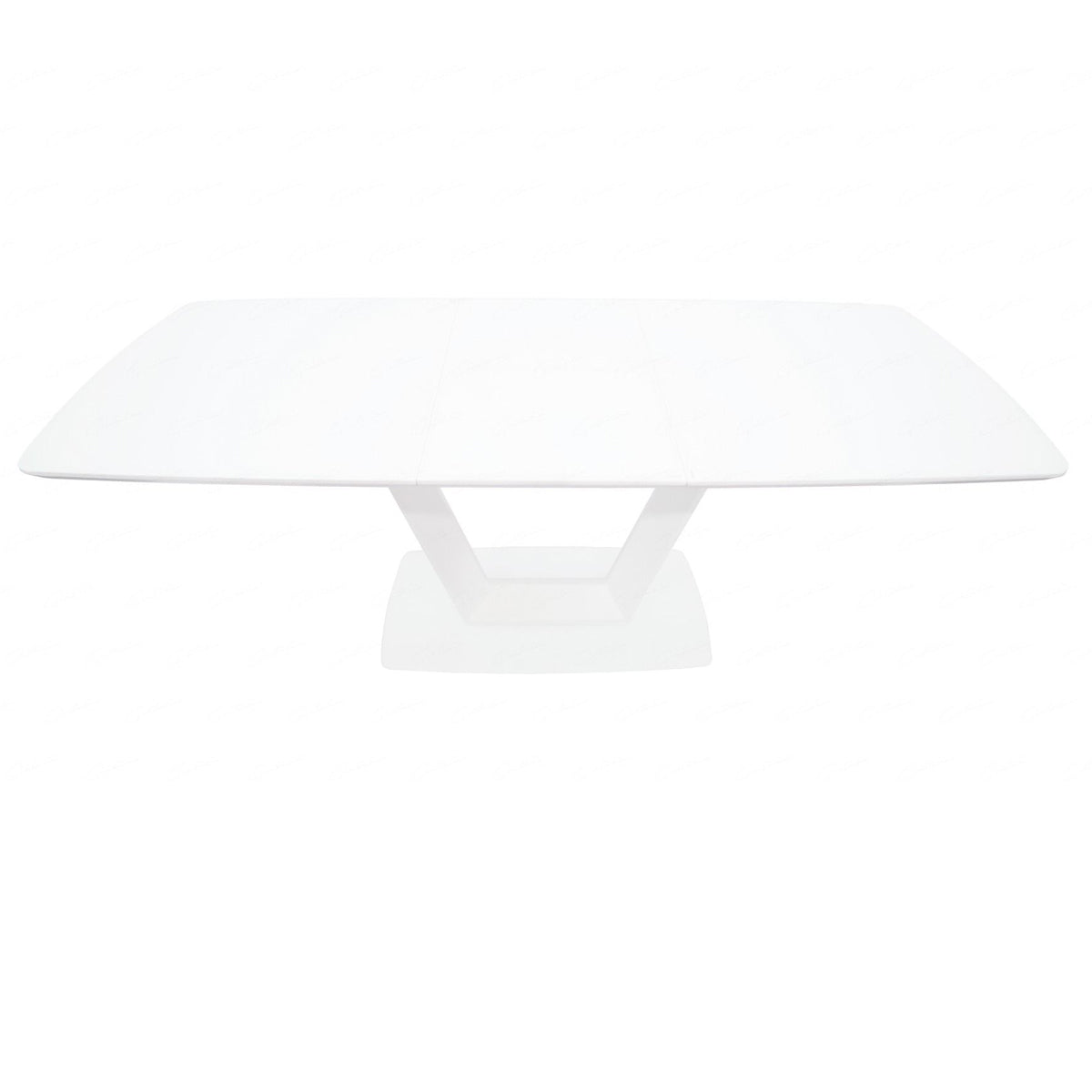 Glass Top Dining Table for 6 to 8 People Extending - Logato