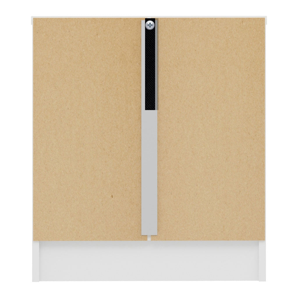 High Gloss Bedside Cabinet With 1 Drawer - Denver