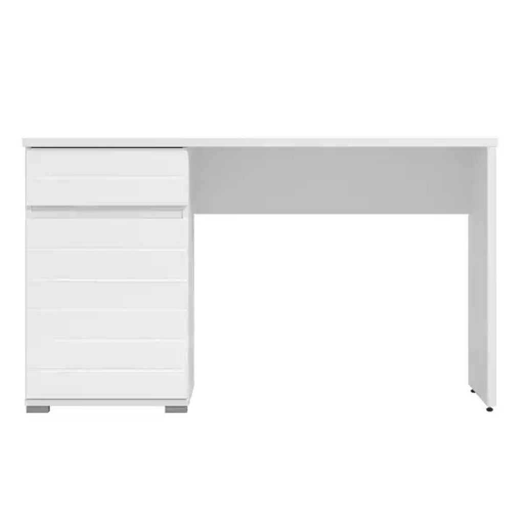 High Gloss Desk for Home And Office With 1 Door And 1 Drawer - Elon