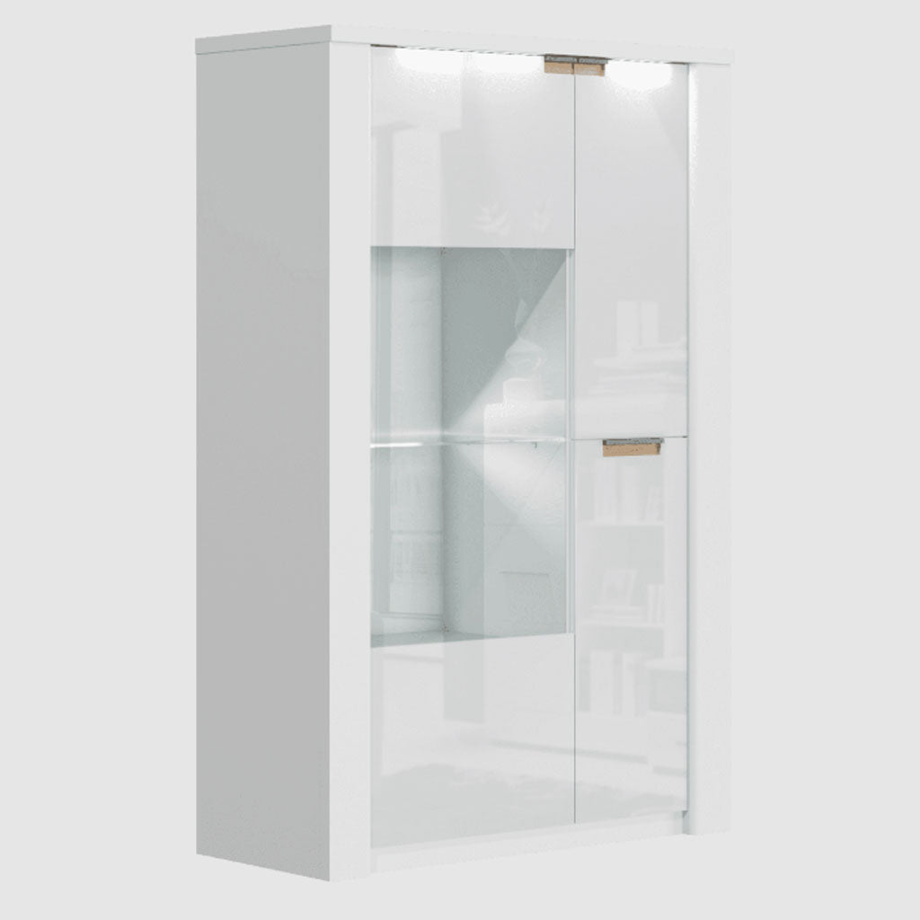 High Gloss Display Cabinet 3 Doors - Ithaca