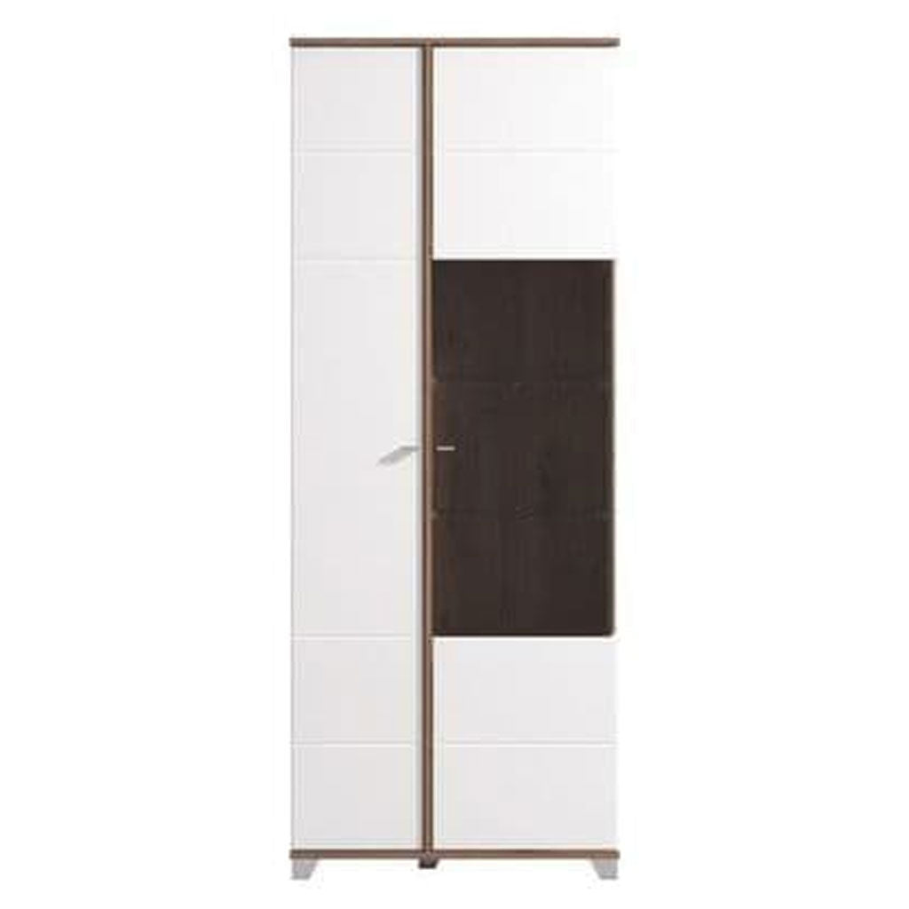 High Gloss Display Cabinet Tall With 2 Doors - Minot
