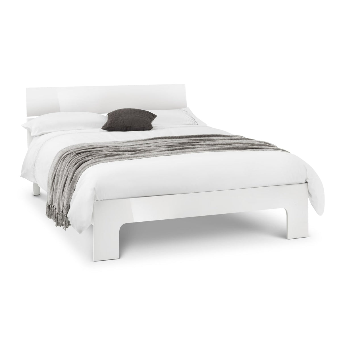 High Gloss Double Bed - Manhattan