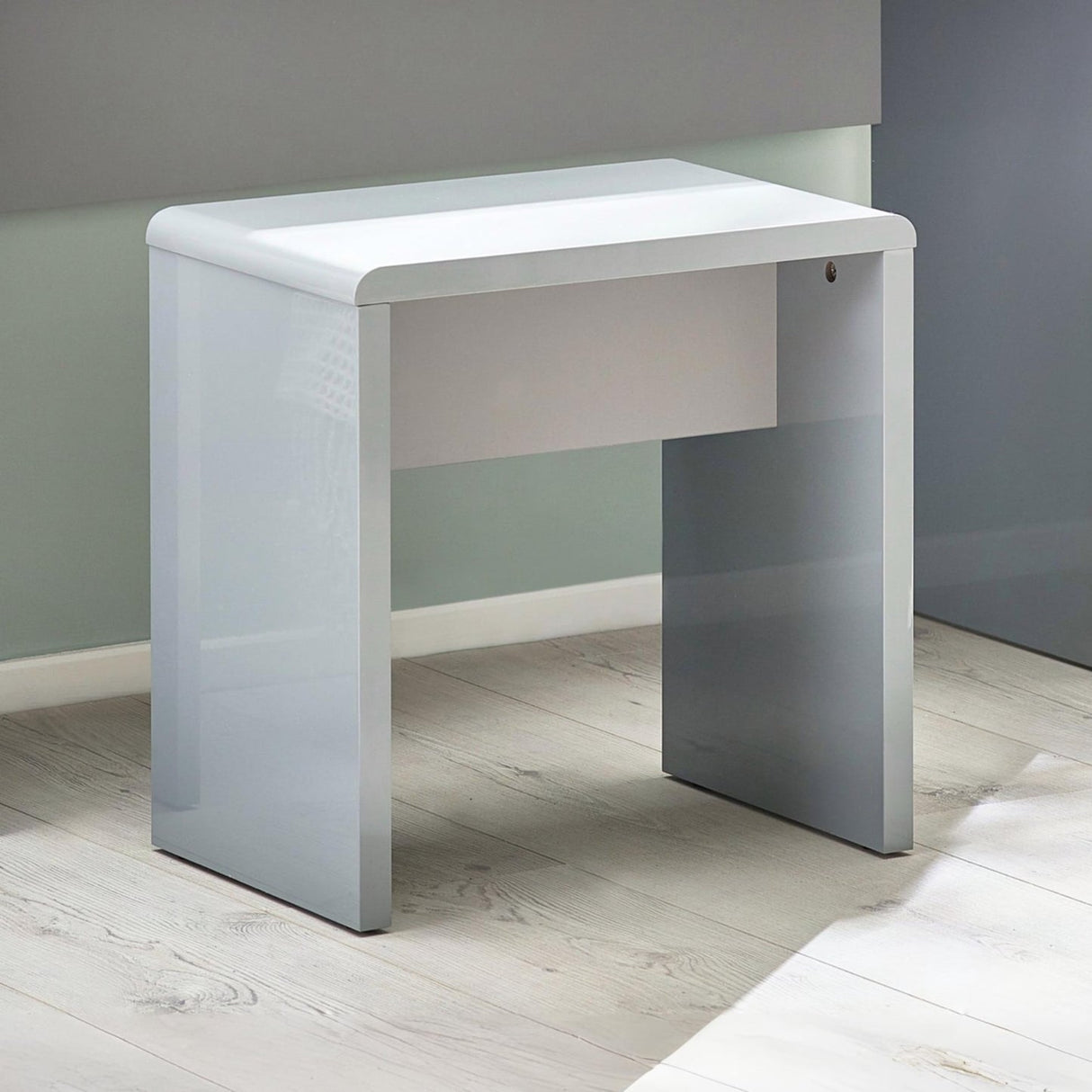 High Gloss Dressing Table Stool - Manhattan