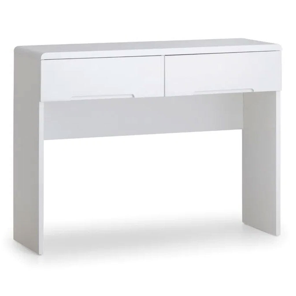 High Gloss Dressing Table With 2 Drawers - Manhattan