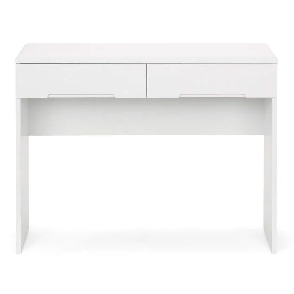 High Gloss Dressing Table With 2 Drawers - Manhattan