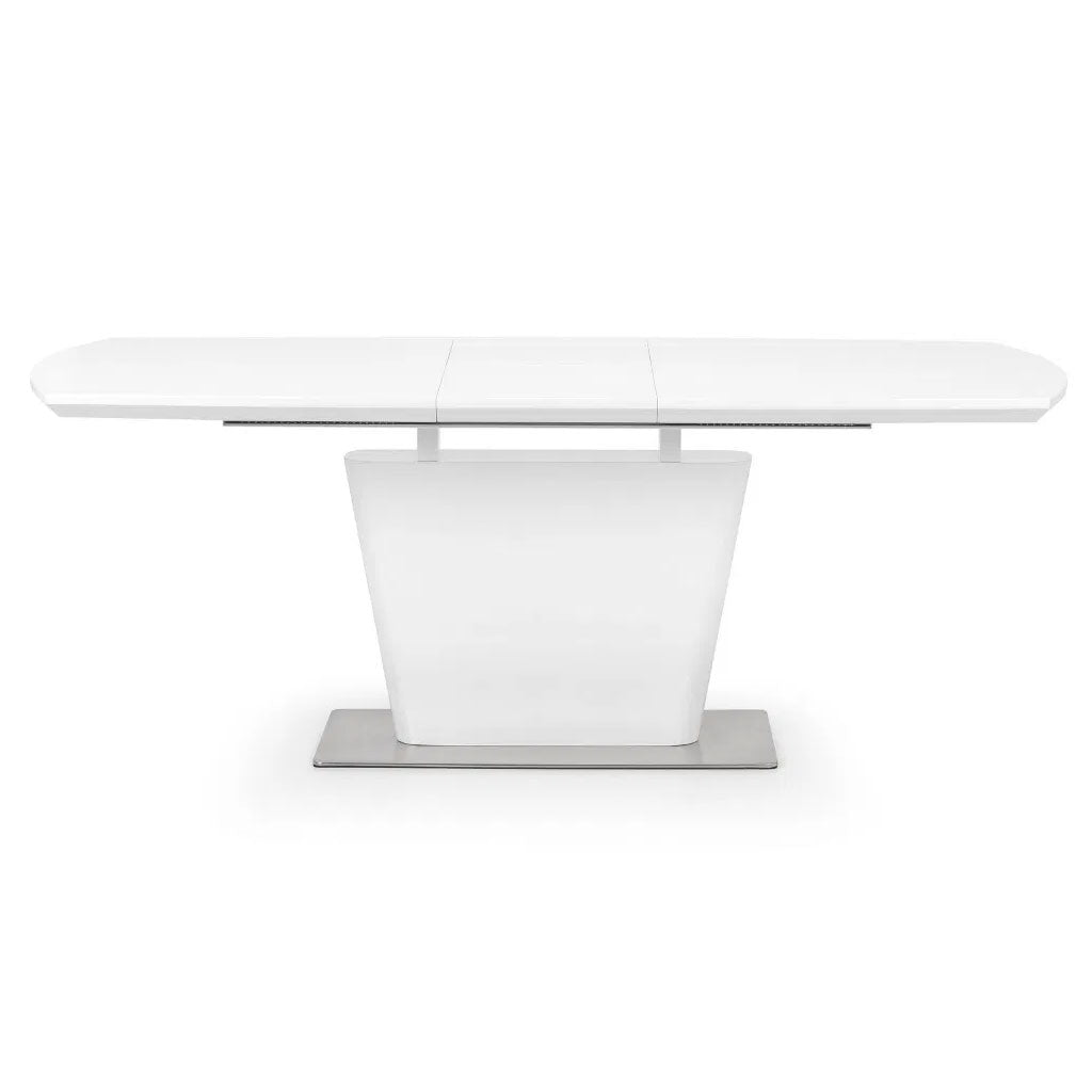 High Gloss Extending Dining Table for 4 to 6 People Rectangular - Como