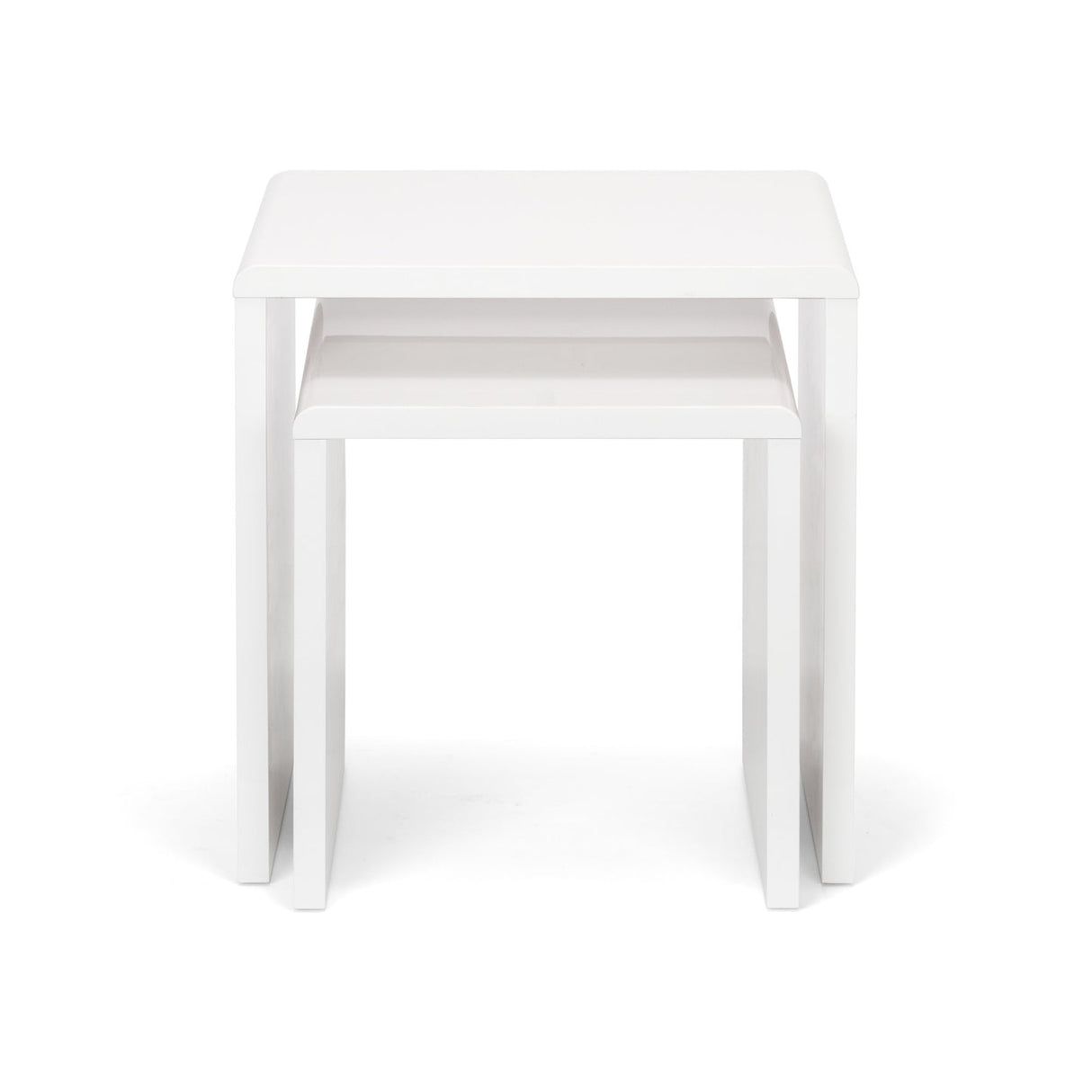 High Gloss Nest Of 2 Tables - Manhattan