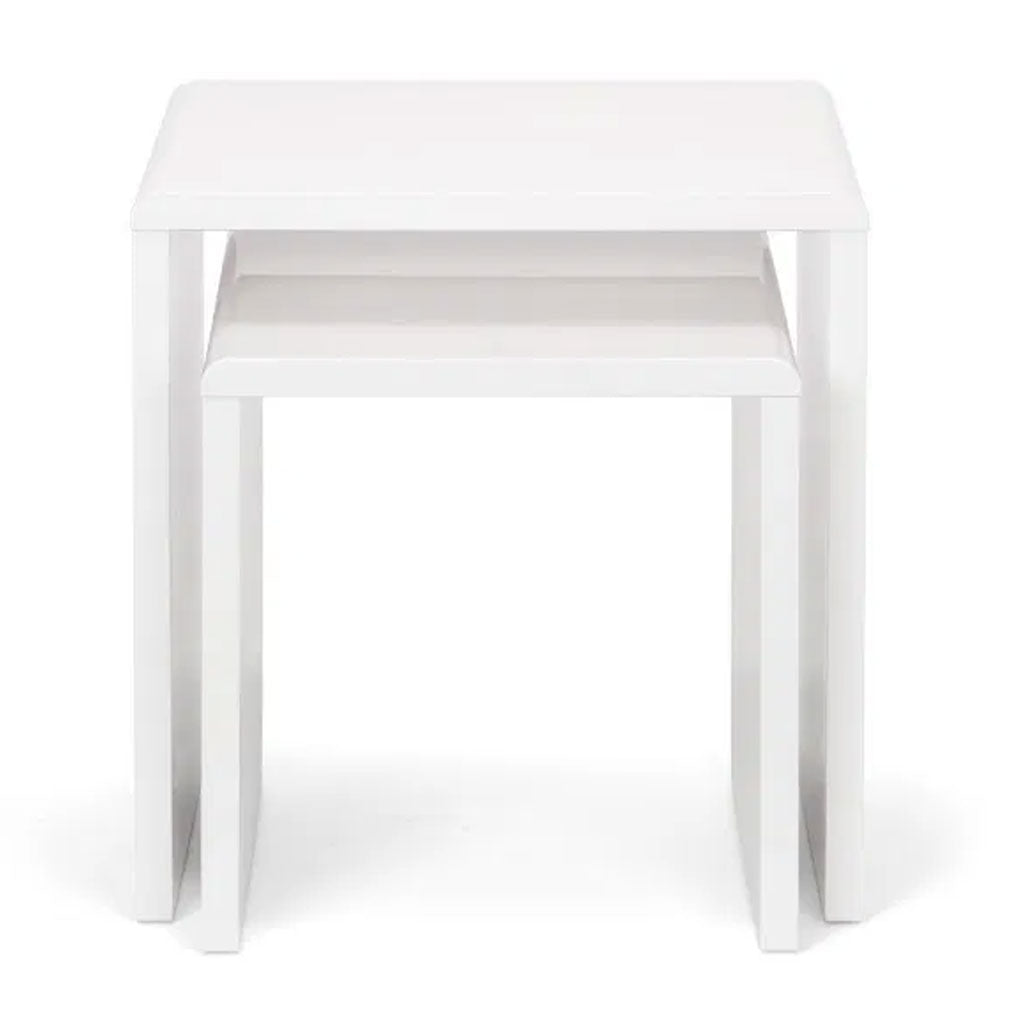 High Gloss Nest Of 2 Tables - Manhattan