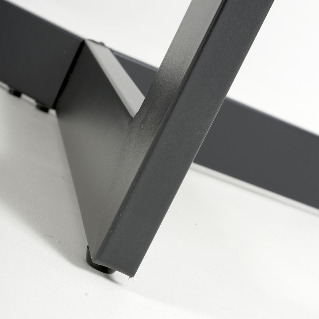 High Gloss Sintered Stone Dining Table for 4 to 6 People Rectangular - Abingdon