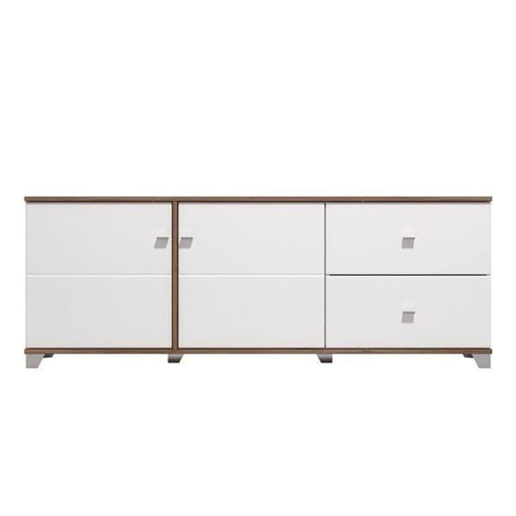 High Gloss TV Stand With 2 Doors And 2 Drawers - Minot