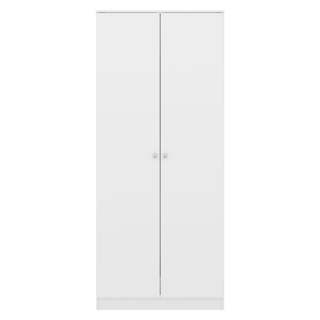 High Gloss Wardrobe With 2 Doors - Denver
