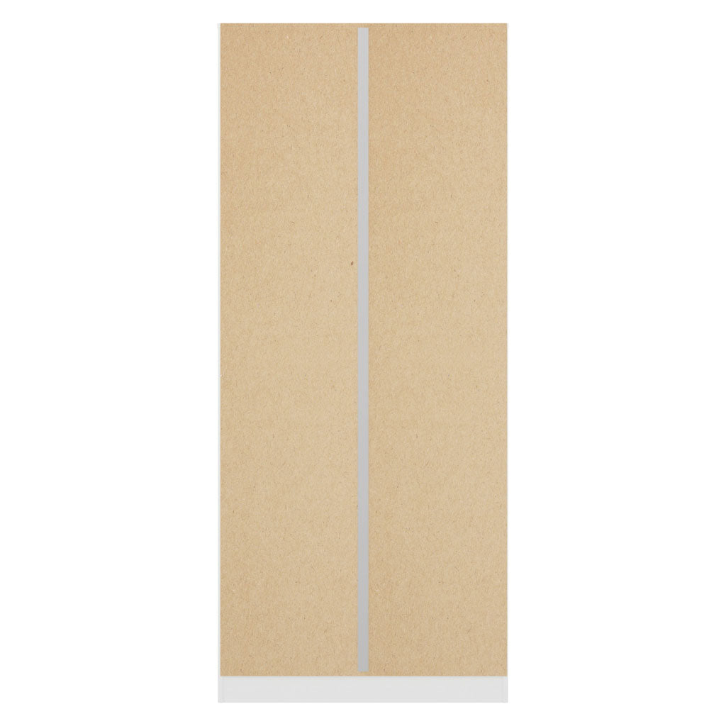 High Gloss Wardrobe With 2 Doors - Denver