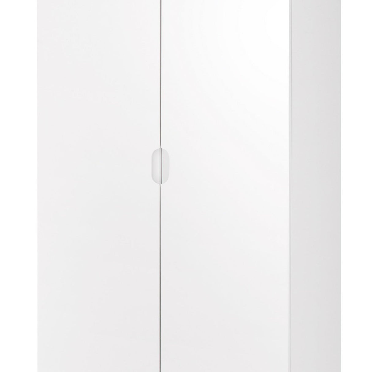High Gloss Wardrobe With 2 Doors - Manhattan
